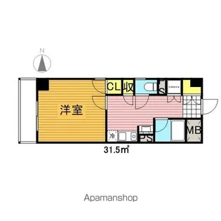 プロプル川名【202号室】の間取り