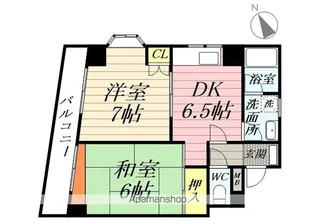 リバーサイド・サイトー【306号室】の間取り