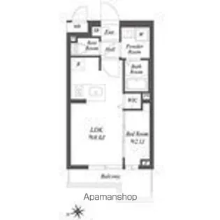 ブランシエスタ用賀【3階】の間取り