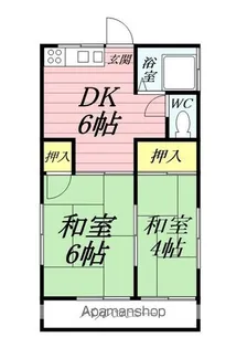 アネモネハイツ【1階】の間取り