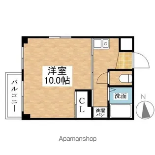 ワタナベプラザ2【305号室】の間取り
