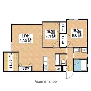 CYBELE 御器所【1階】の間取り