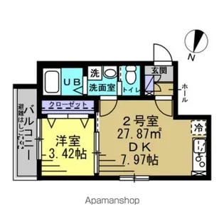 ルカリオSOGA【2階】の間取り