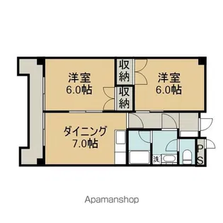 ロワール二本松【301号室】の間取り