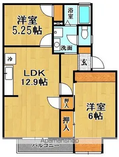 ペリカンホームズ【1階】の間取り