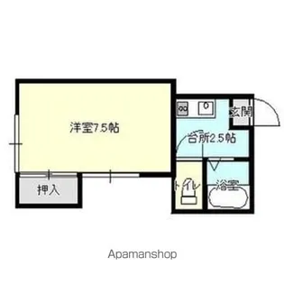 メゾンK【103号室】の間取り