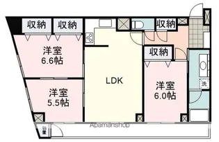 森下マンション【6階】の間取り