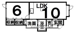 パイナップル【2階】の間取り