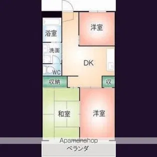 パストラル【4A号室】の間取り