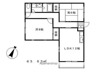メゾン南小岩【2階】の間取り