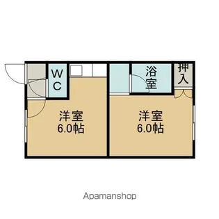 スカイヴィラ【205号室】の間取り