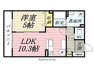 パークサイド上末吉【2階】の間取り