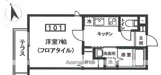 JUIN.T【1階】の間取り