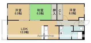 Jステージ高丘【306号室】の間取り
