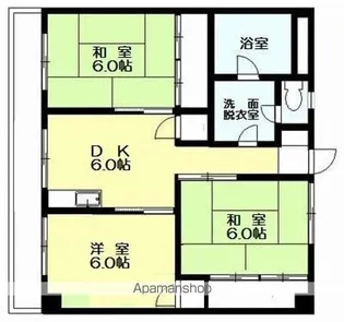 アソシエート前田【1階】の間取り