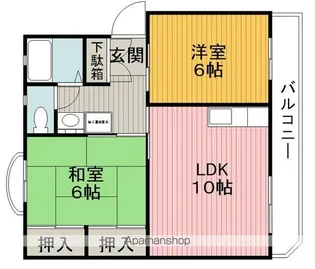多田グリーンライフ【3階】の間取り