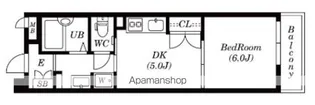 ビーバ江坂【4階】の間取り