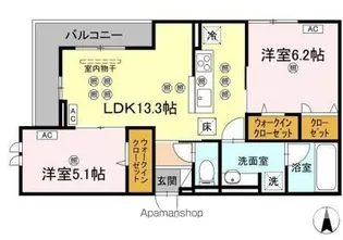 GRACECOURT【1階】の間取り