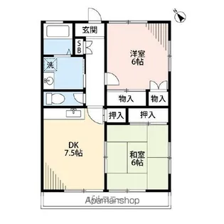 スカイビレッジ【2階】の間取り