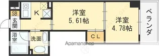 FEEL DOI【6階】の間取り