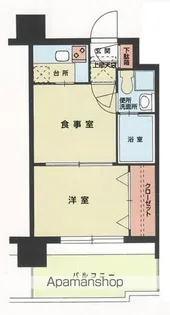 エステートモア薬院通り【7階】の間取り