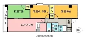 カーサ長良パーク【2階】の間取り