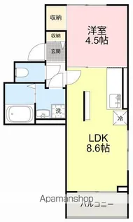 カンターレ 宮城の萩【1階】の間取り