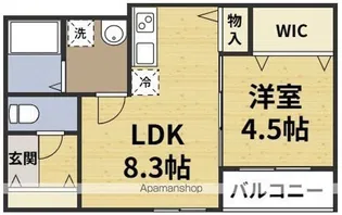 J−BRIGHT西九条Ⅱ【2階】の間取り