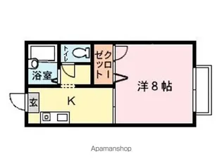 プレシャス青葉【103号室】の間取り