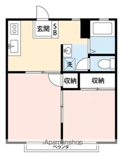 グリーンヴィラ旭Ⅱ【2階】の間取り