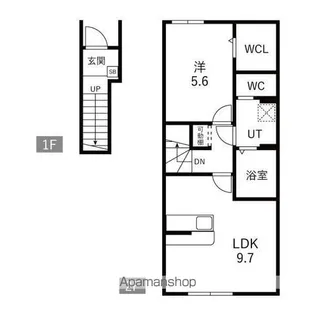 LEVEL VIJF A【2階】の間取り