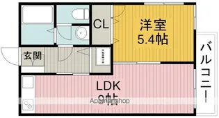 フレグランス玉井【2階】の間取り