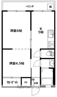 森マンション【2階】の間取り