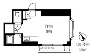 メゾン薗田【4階】の間取り