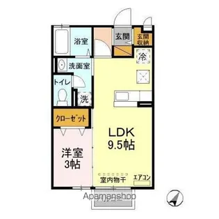 ラ・フォーレ リーヴⅡ【1階】の間取り