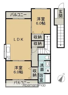 ゴールデンハイツ【A202号室】の間取り