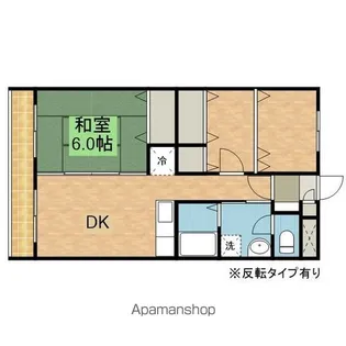 COURTFUJI(コートフジ)【303号室】の間取り