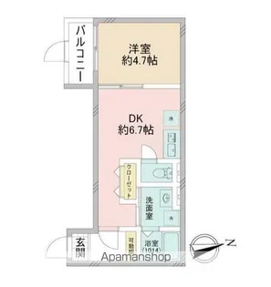 クロレ南流山Ⅵ【2階】の間取り