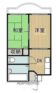 セゾン城ヶ崎【2階】の間取り