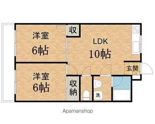 エステ・カスティーロ【3階】の間取り