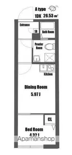 MAXIV CITY堀切RIVER SIDE【2階】の間取り