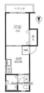 メゾン福利【2階】の間取り