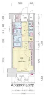 プレサンス上前津ディアシス【8階】の間取り