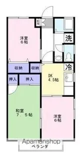 サブラインセジュール【1階】の間取り