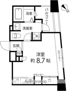 レニール本駒込【4階】の間取り