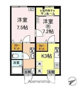 NF・コープⅡ【2階】の間取り