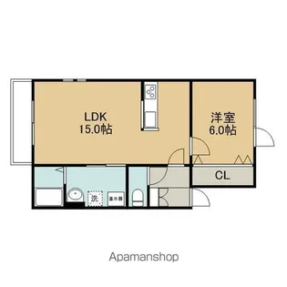 ENSOLEILLE(アンソレイエ)【1階】の間取り