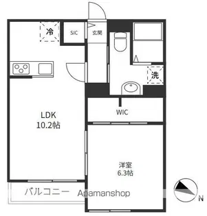 S−FLAT Ⅴ【2階】の間取り