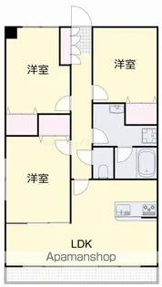 クレール野田【501号室】の間取り