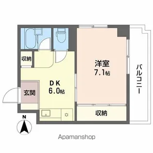ファミーユ倉田【3階】の間取り